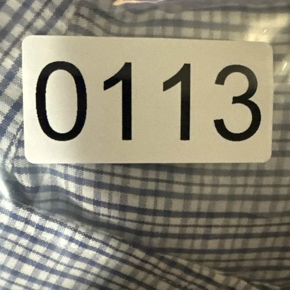 Polo Ralph Lauren Men 17-34/35 Phillip Cotton Gingham Check‎ Long Sleeve Shirt